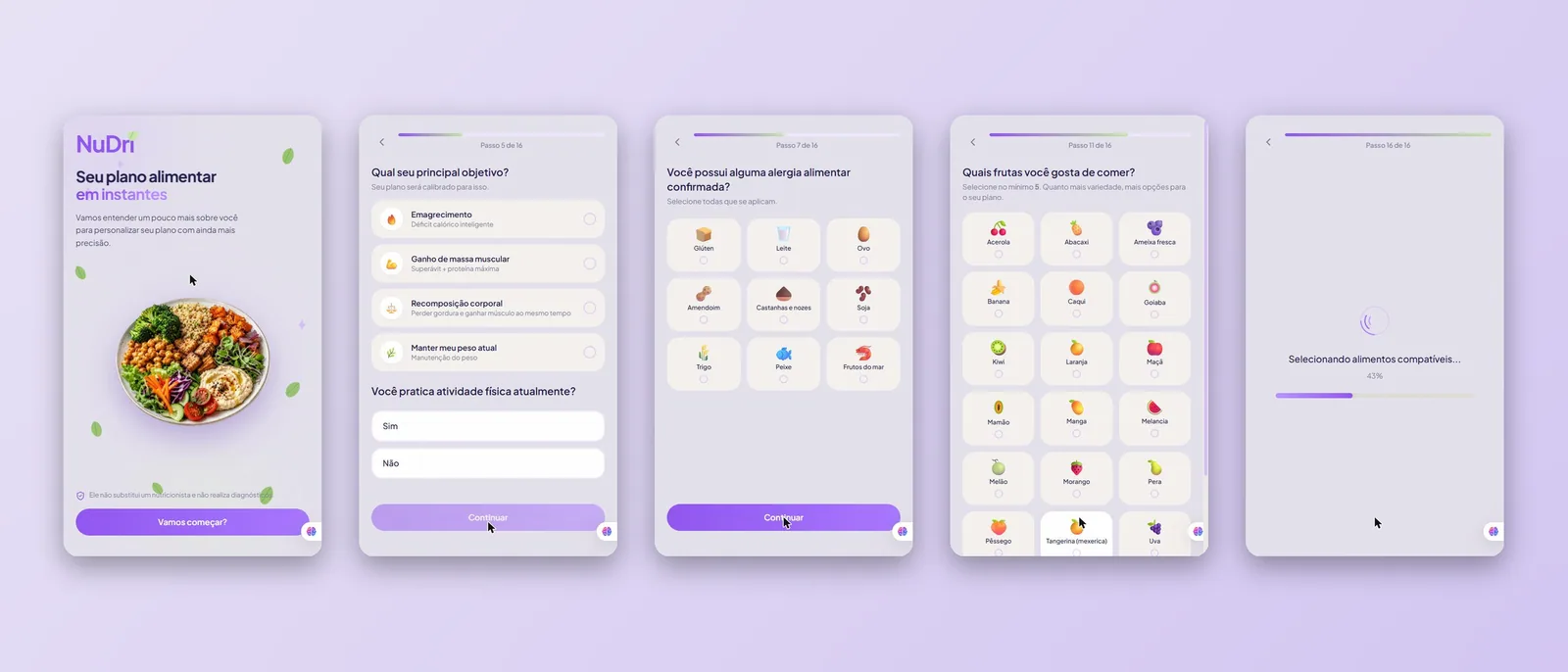 Onboarding do Nudri em 16 passos